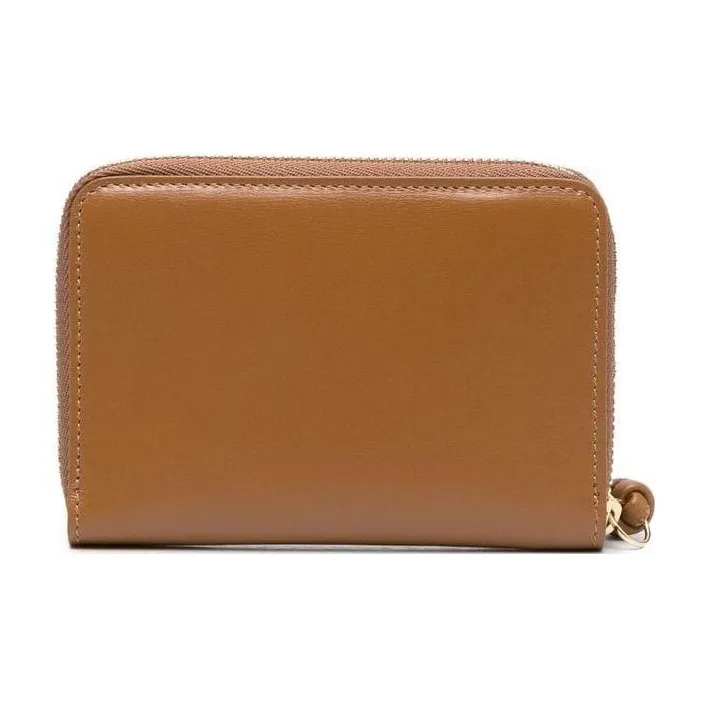 JIL SANDER Calfskin Wallet Women's Brown-1