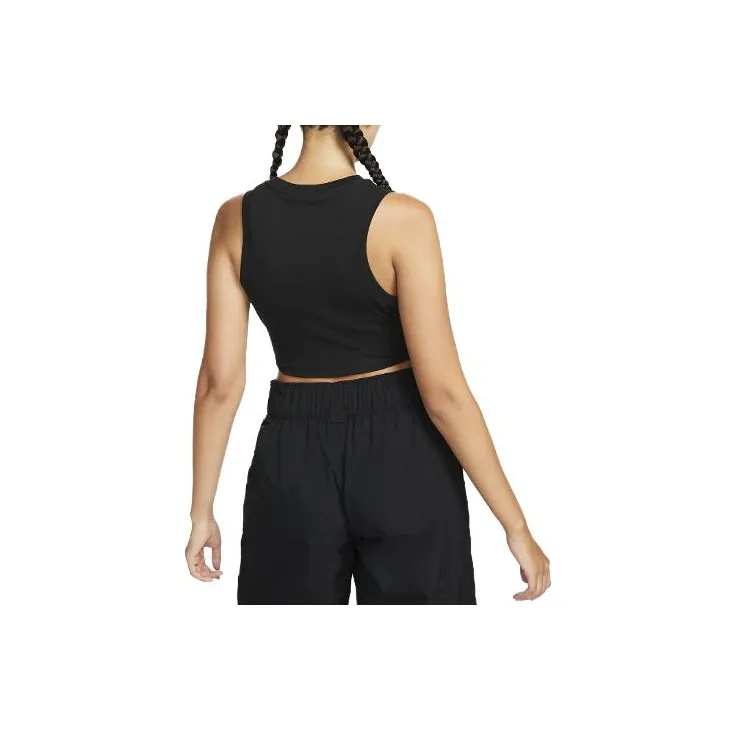Nike Sportswear Chill Knit Women's Tight Cropped Mini Rib Tank Top-1