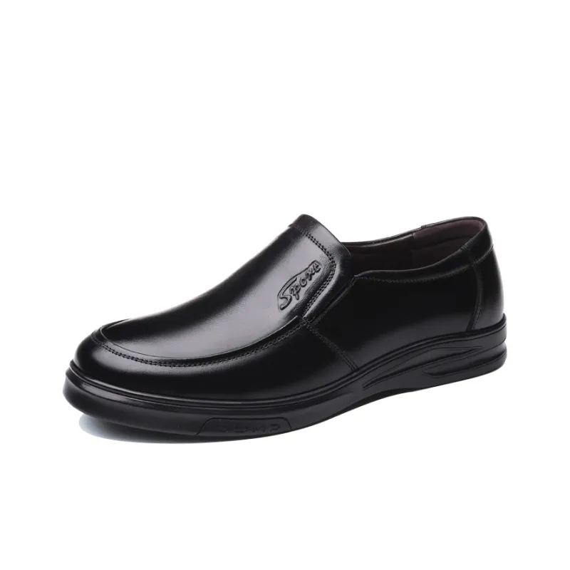 VANSSI Men's Casual Shoes Men Low Top Black/Brown-1