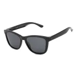 Bright Black Frame with Black Lens