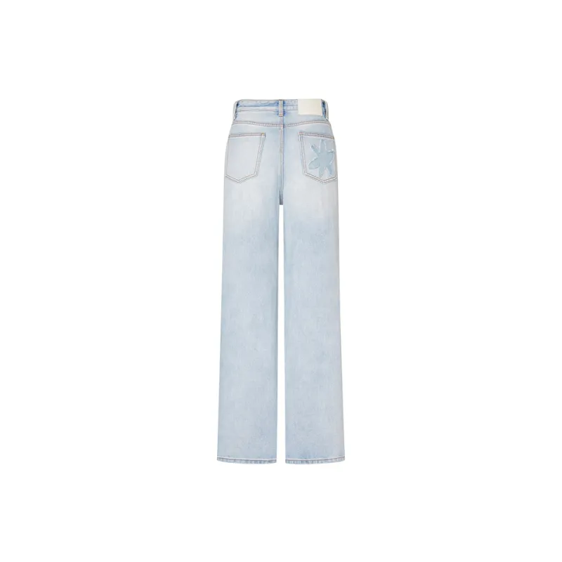 MO&CO Jeans Women's Denim Light Blue-1
