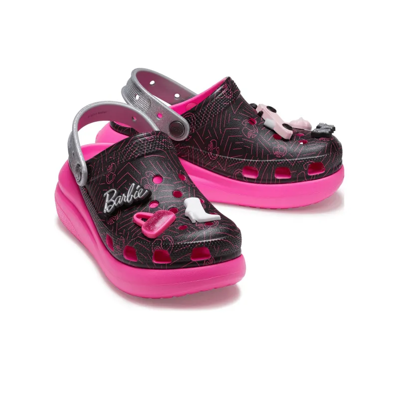 Crocs Crush Clog Barbie Black Pink Women's-2