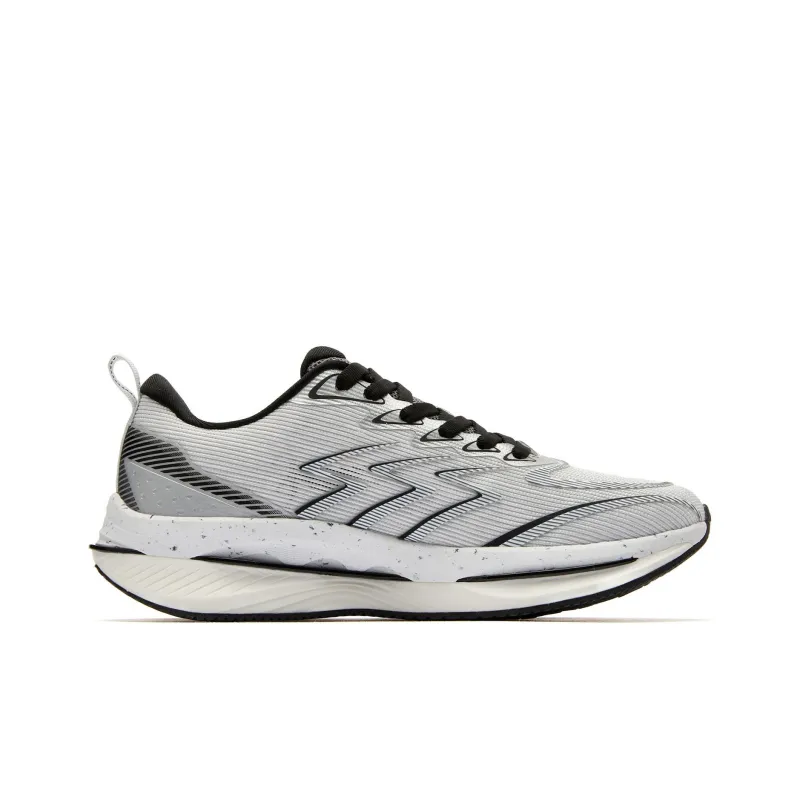 QIAODAN Fearless 1.0 Support Cushioning Rebound Balance Wear Resistant Low Top Running Shoes Men's Silver Black-1