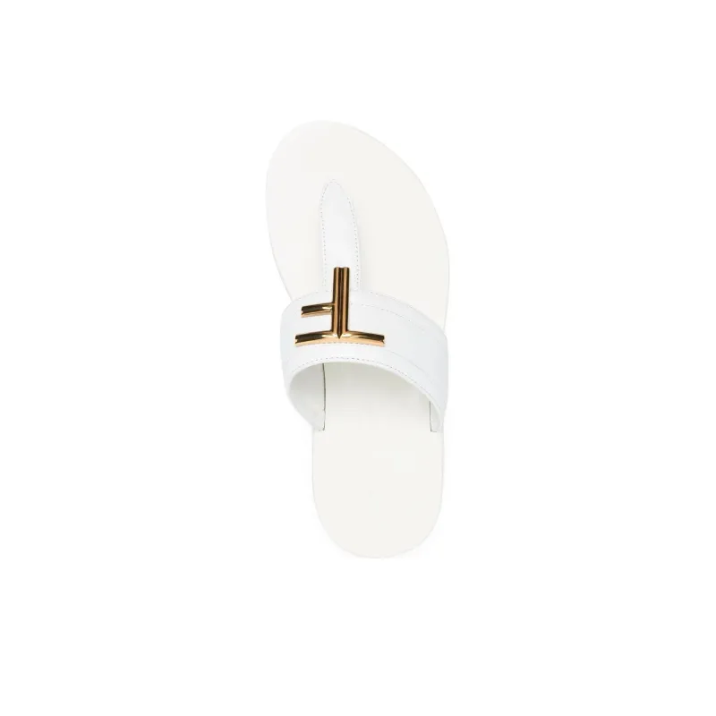 TOM FORD Logo-plaque Open-toe Sandals-3