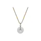 Peaceful Buckle Pendant Necklace Couple's (Women's Approx. 10 G)