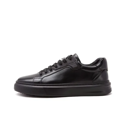 Satchi Low Top Skateboard Shoes Men's Black