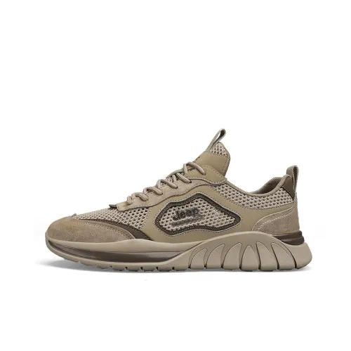 Jeep Running Shoes Men Low-Top Brown