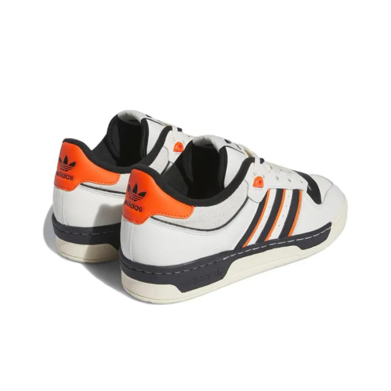 Adidas Rivalry 86 Low White Black Semi Impact Orange-2