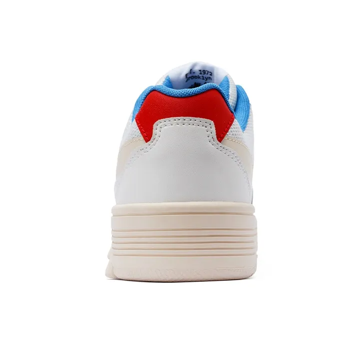 PONY Reverse  N Anti Slip Wear Resistant Low Top Skateboard Shoes Unisex White Red-3