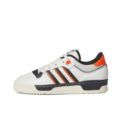 Adidas Rivalry 86 Low White Black Semi Impact Orange