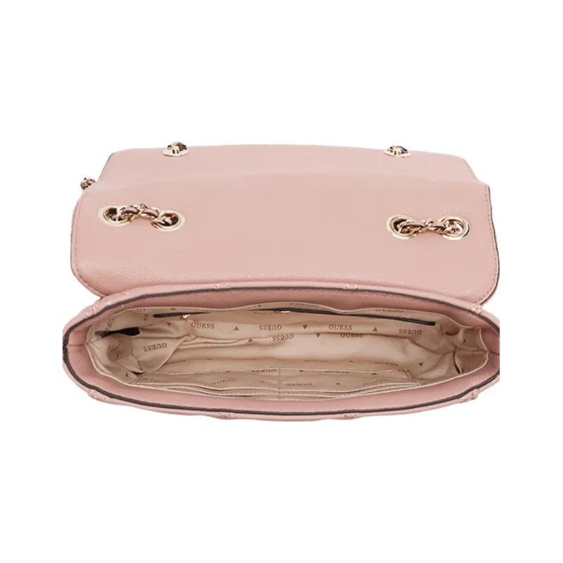 GUESS Artificial Leather Shoulder Bag Crossbody Bag Regular Women's Pink-2