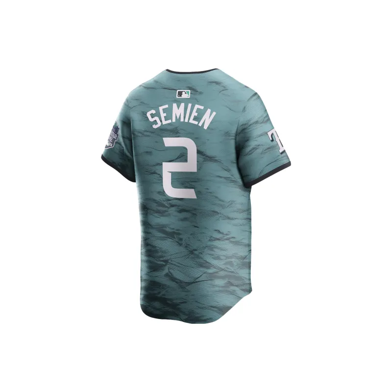 Nike Marcus Semien American League 2023 All Star Game Men's Nike Mlb Limited Jersey-1