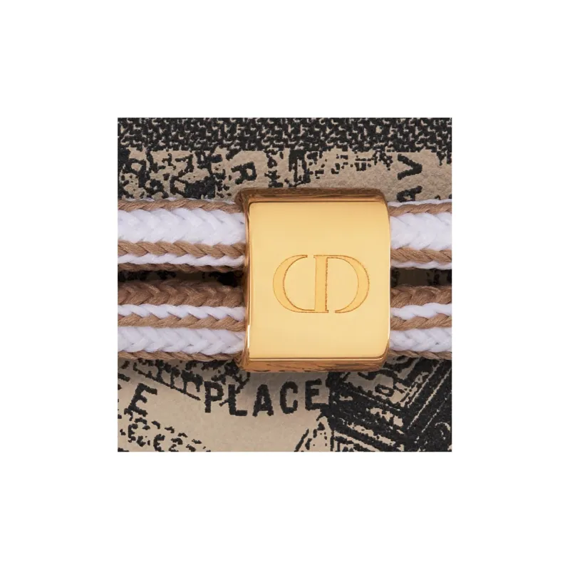 DIOR DiorTravel Calfskin IPHONE 14 PRO Cell Phone Pouch Women's Beige & Black-2