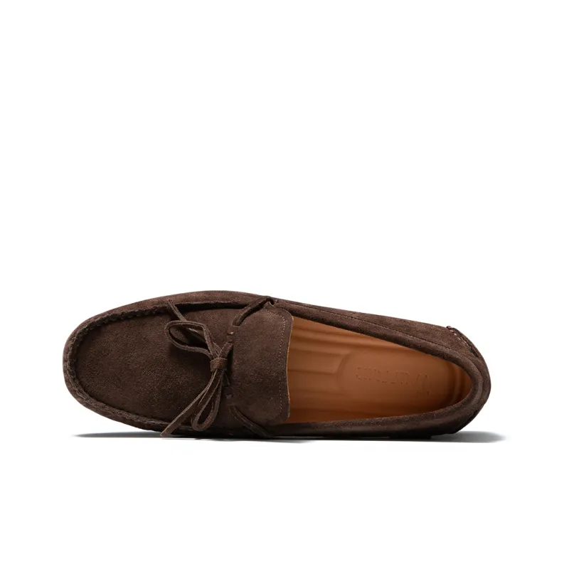 TRUFFAUT Lightweight Soft Slip on Casual Shoes Men's Coffee-3