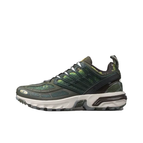 SALOMON ACS Pro Hiking / Trekking Shoes Unisex Low-Top Green