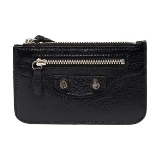 Balenciaga Le Cagole Calfskin Wallet Men's Black-1