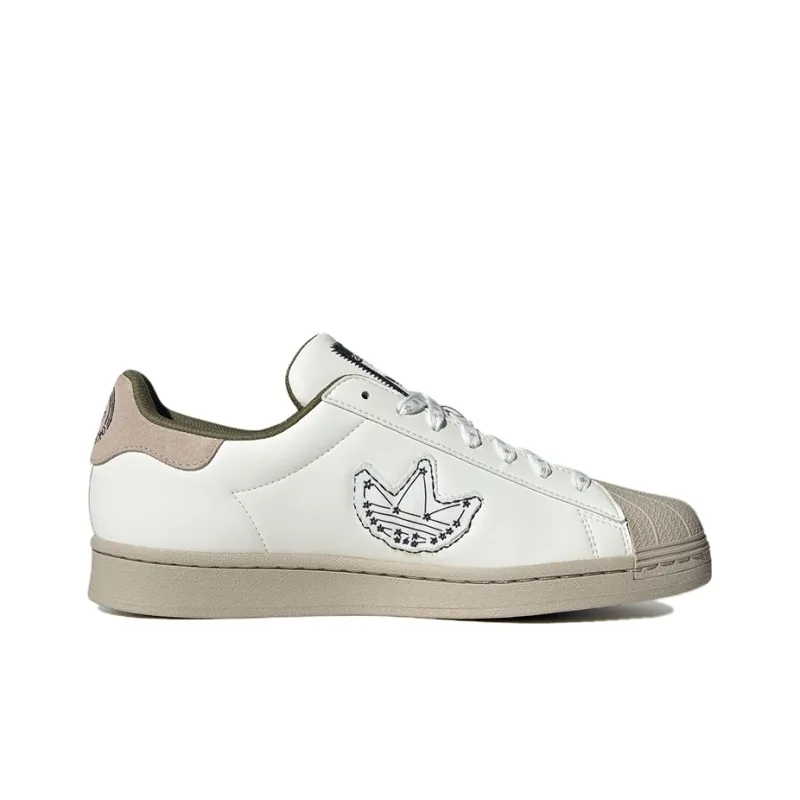 Adidas Originals Superstar 'White Beige Navy'-1