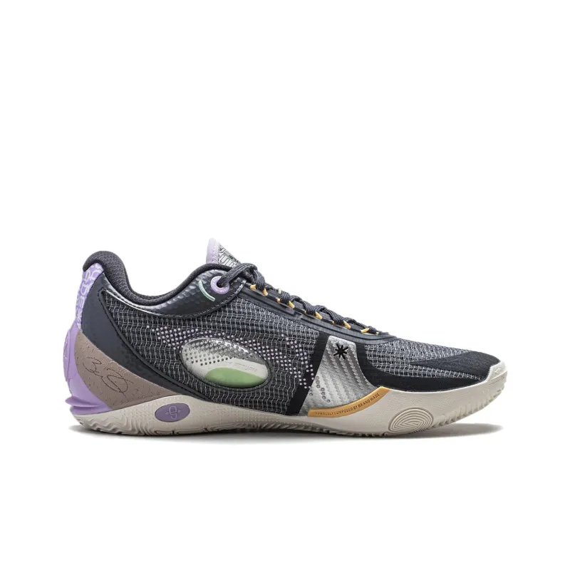 LiNing Wade 808 3 Ultra Anti Slip Wear Resistant Low Top Basketball Shoes Men's Black Purple-1