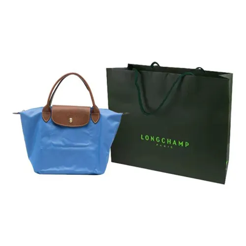 LONGCHAMP Le Pliage Polyamide Dumpling Bag Handbag Small Size Women's Blue