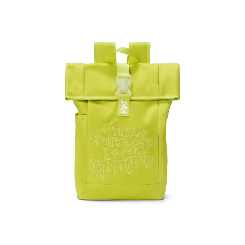DRACONITE Polyester Students Backpack Regular Unisex Lime Neon Green-3