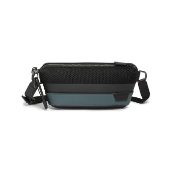 TUMI Nylon Shoulder Bags Fanny Pack Regular Men's Black & Blue