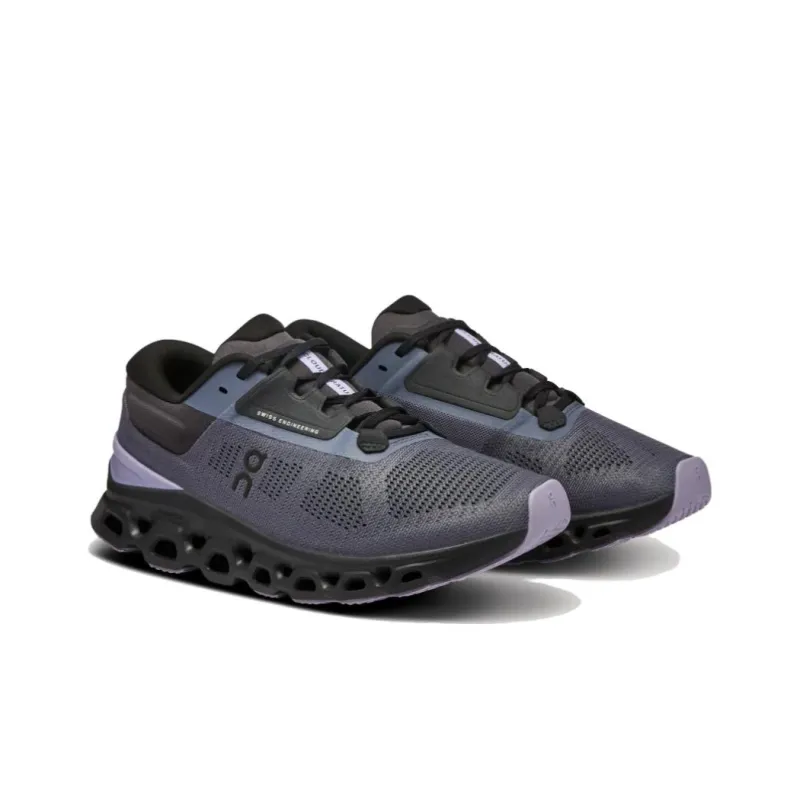 On CloudStratus 3 Metal Wisteria Women's-2