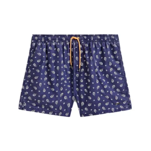 Massimo Dutti Swimming Shorts Men Navy Blue