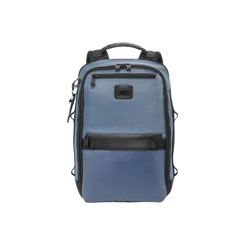 TUMI Nylon Backpack Regular Men's Black & Blue-0