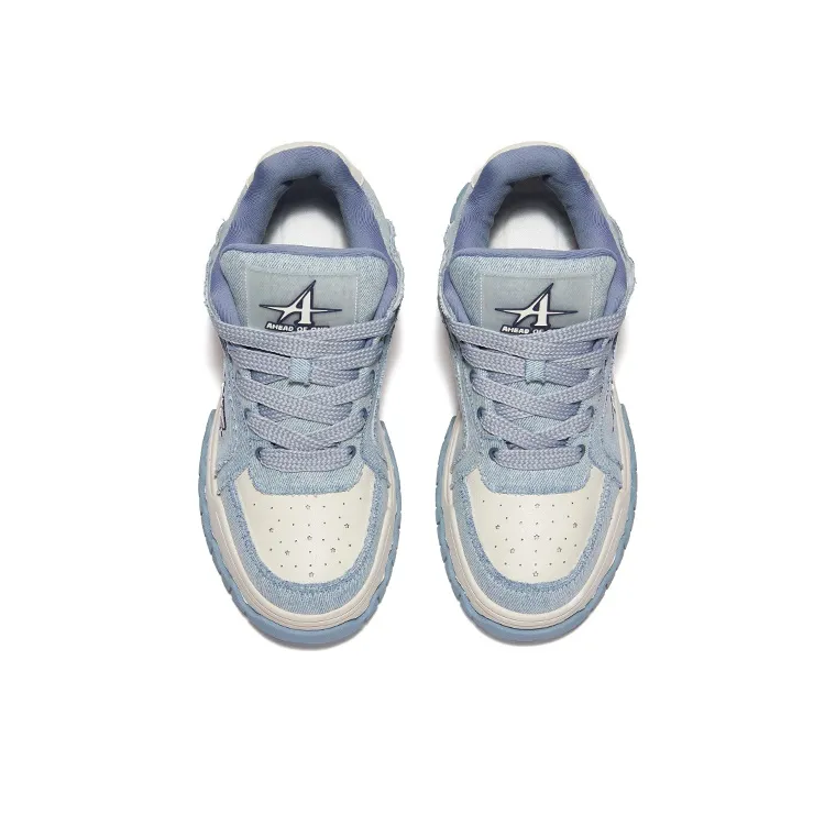 A1 Denim Collection Low-Top Skateboard Shoes Unisex-3