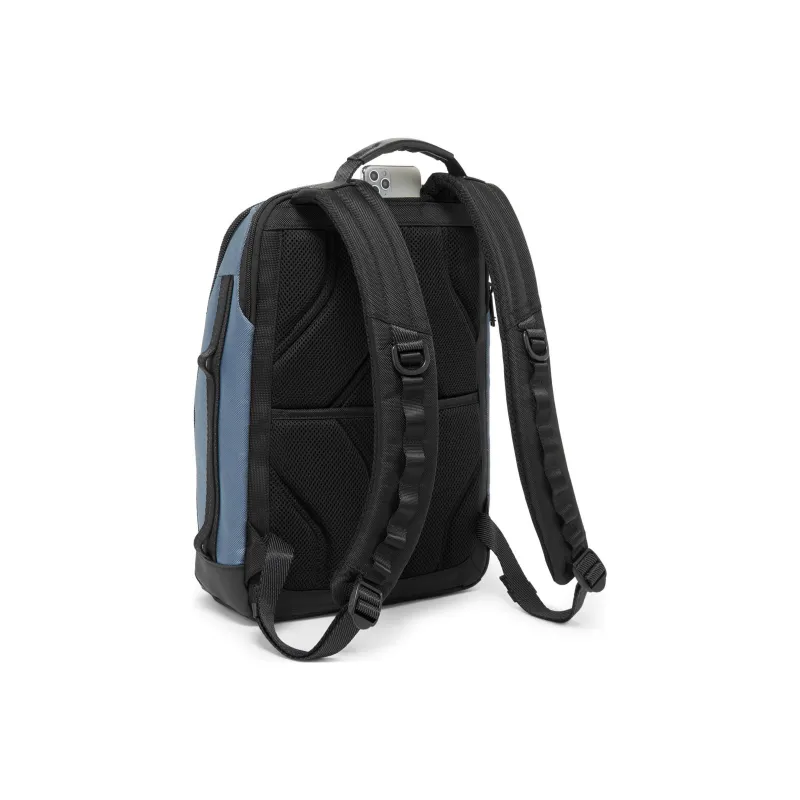 TUMI Nylon Backpack Regular Men's Black & Blue-2