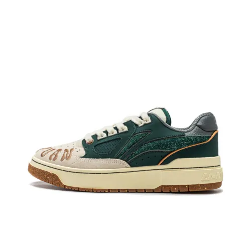 LiNing Rookie 2 Low Top Skateboard Shoes Men's Scallion Green