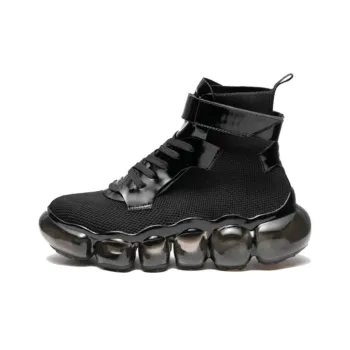 Grounds Jewelry Atcmid High-Top Casual Shoes Unisex Black