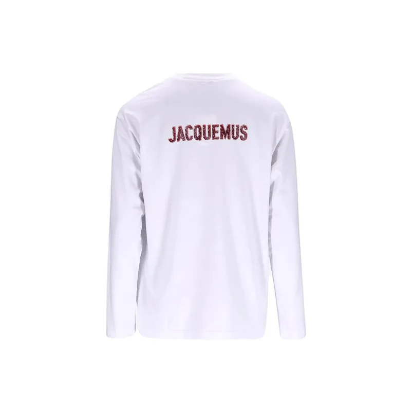 Jacquemus Le Pavane Logo Long Sleeve T Shirt-1
