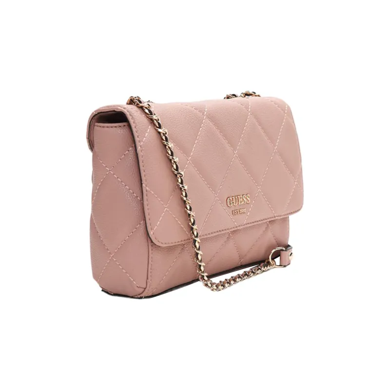 GUESS Artificial Leather Shoulder Bag Crossbody Bag Regular Women's Pink-1