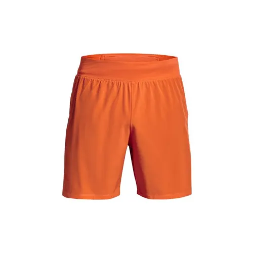 Under Armour Launch Casual Shorts Men Orange