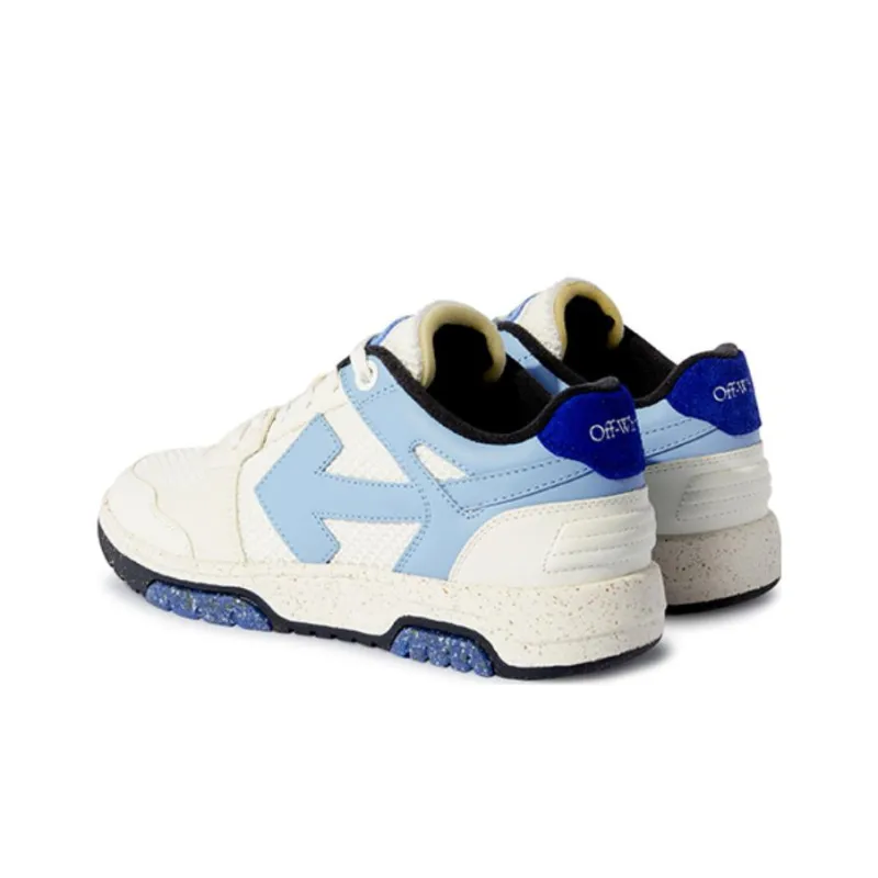 OFF WHITE Slim Out Of Office Sneakers 'Blue White'-3