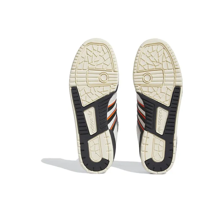 Adidas Rivalry 86 Low White Black Semi Impact Orange-4