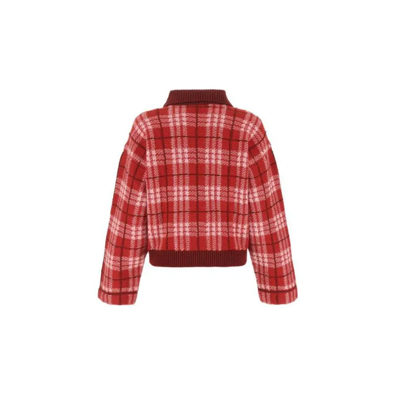 Barrie Collared Button-Up Knit Cardigan-1