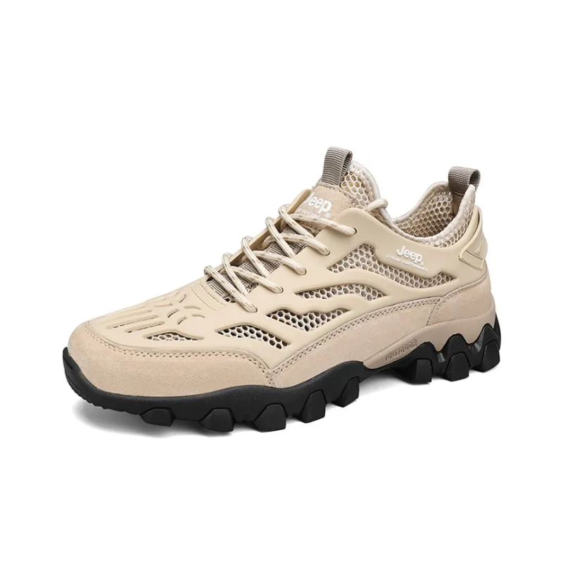 Jeep Wear Resistant Water Resistant Lightweight Low Top Outdoor Shoes Men's Sand-2
