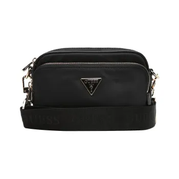 GUESS Fabric Camera Bag Shoulder Bag Crossbody Bag Regular Women's Black