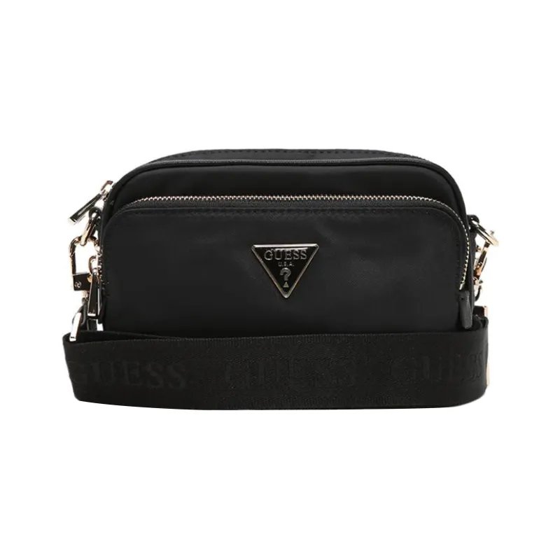 GUESS Fabric Camera Bag Shoulder Bag Crossbody Bag Regular Women's Black-0