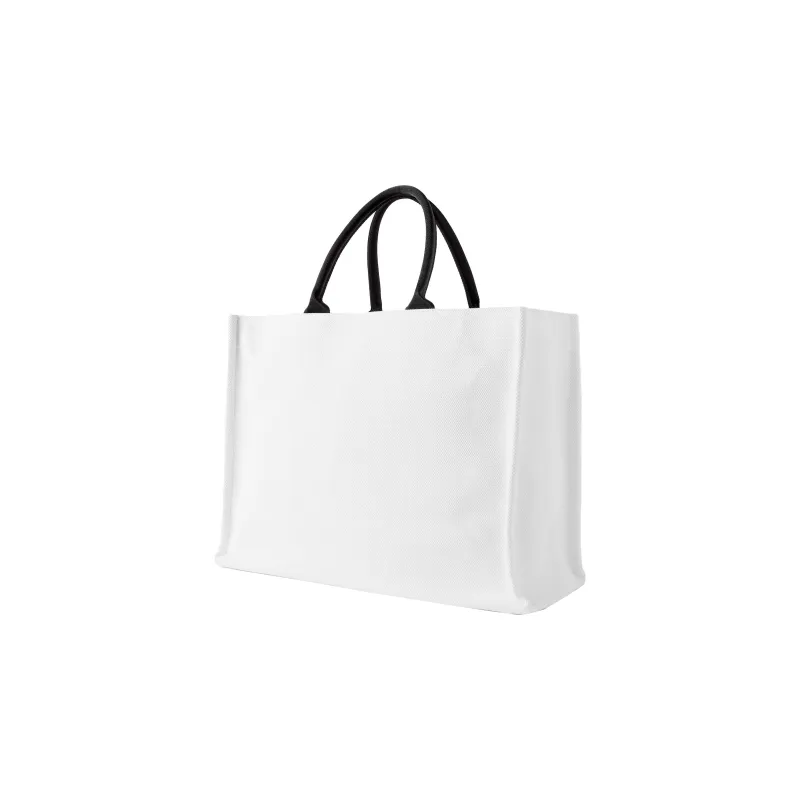 MARNI Canvas Tote Bag Shopping Bag Canvas Bag Handbags Men's White-1
