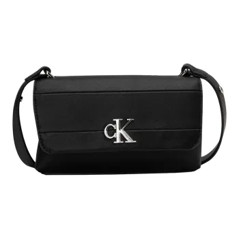 CALVIN KLEIN Synthetic Leather Crossbody Bag Women's Black