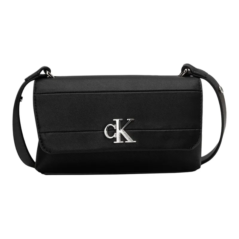 CALVIN KLEIN Synthetic Leather Crossbody Bag Women's Black-0
