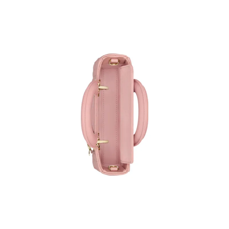 DIOR Lady D-JOY Lambskin Shoulder Bag Crossbody Bag Handbag Extra Mini Women's Vintage Pink-5