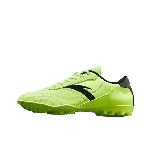 ANTA Soccer Shoes Men Low-Top Fluorescent Shimmering Green