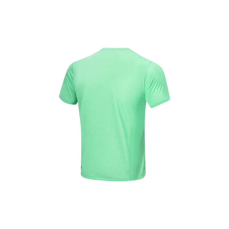 LiNing Running Collection T-Shirt Men's Light Neon Turquoise-1