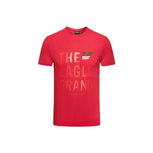 EMPORIO ARMANI T-Shirts Men Red