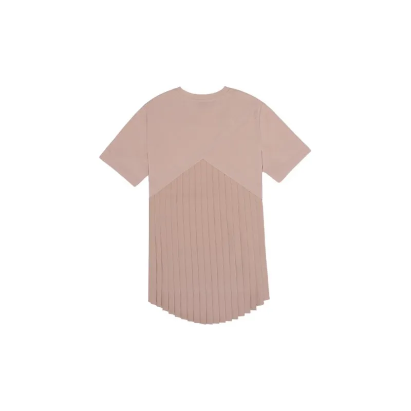 LI NING 1990 Advanced Sports Series Drop Shoulder Sleeve T Shirt Women's New Mist Rose Pink-1