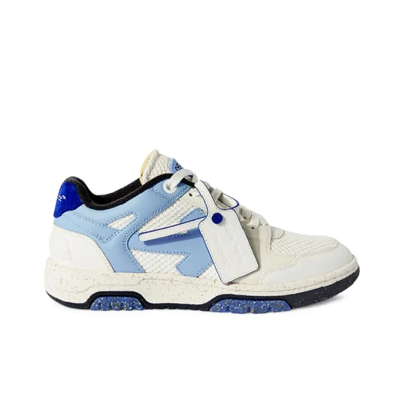 OFF WHITE Slim Out Of Office Sneakers 'Blue White'-1